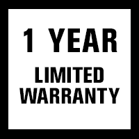 1-Year Warranty